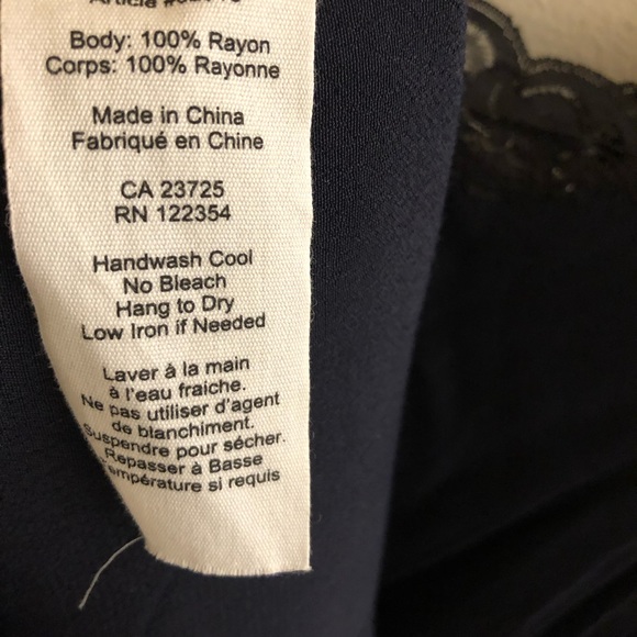 Aritzia (Wilfred) Dark Blue Dress - Size L - Picture 6 of 12